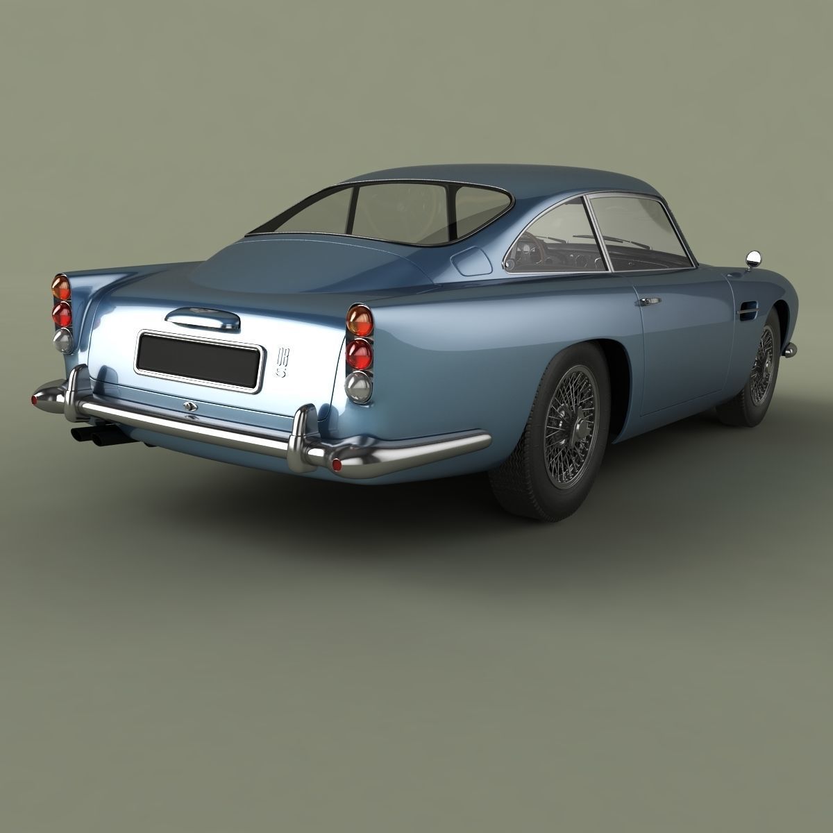Aston Martin DB5 Coupe 3D model_2