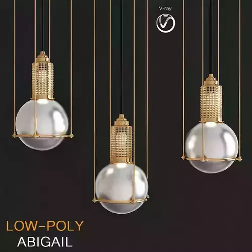 Abigail chandelier 3d model