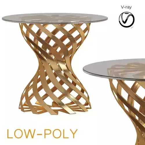 Jual Meja Table Tembaga 3d model