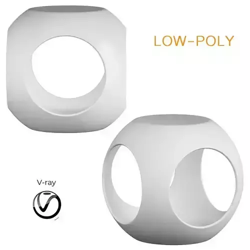 Wade Logan Kai End Table 3d model Low-poly 3D model