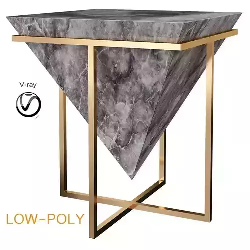 Toby Jones - GRAVITY FURNITURE SERIES - LOW TABLE 3d model Low-poly 3D model