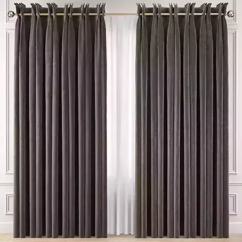 Curtains Premium 3d model