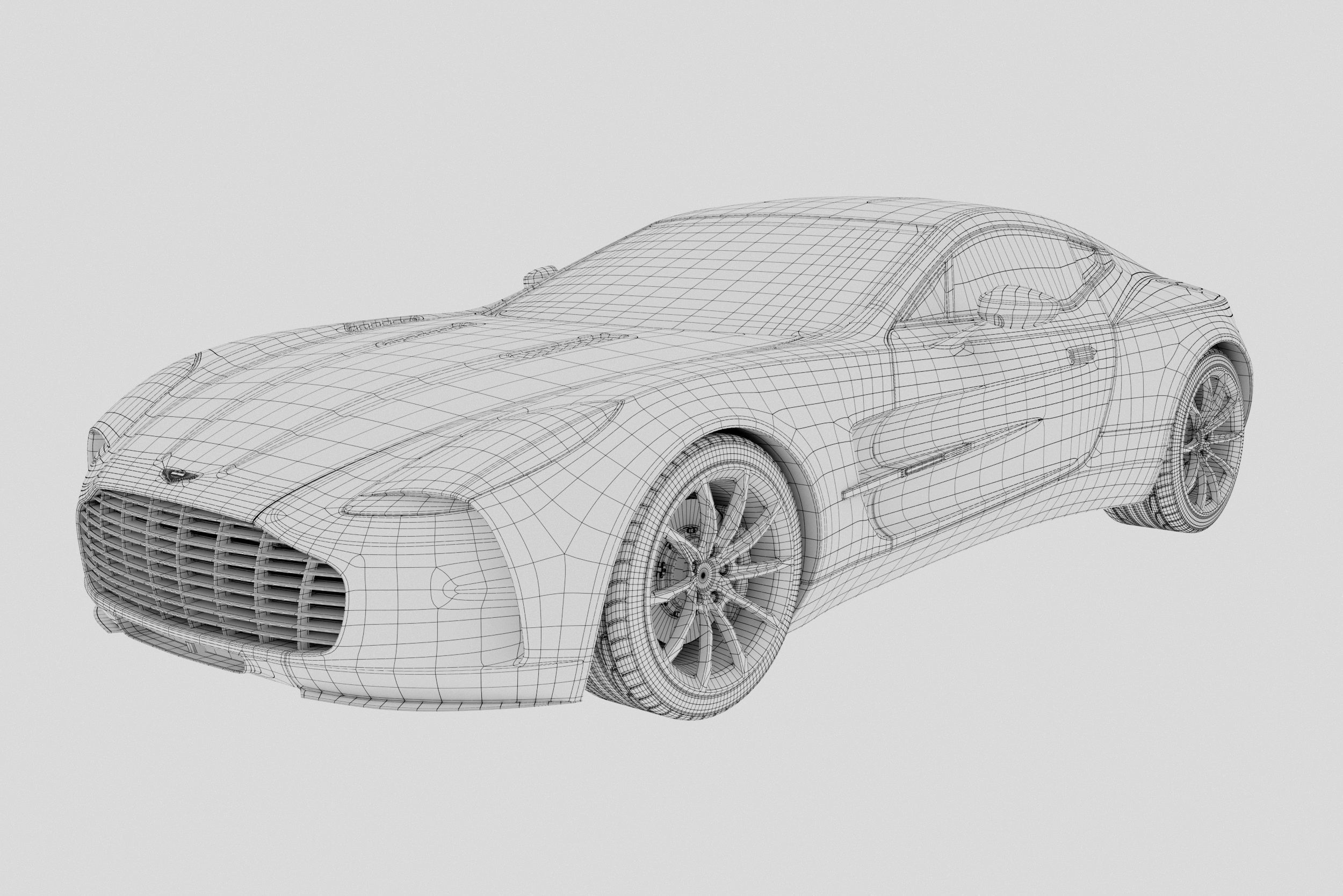 Aston Martin One-77 3D model_6