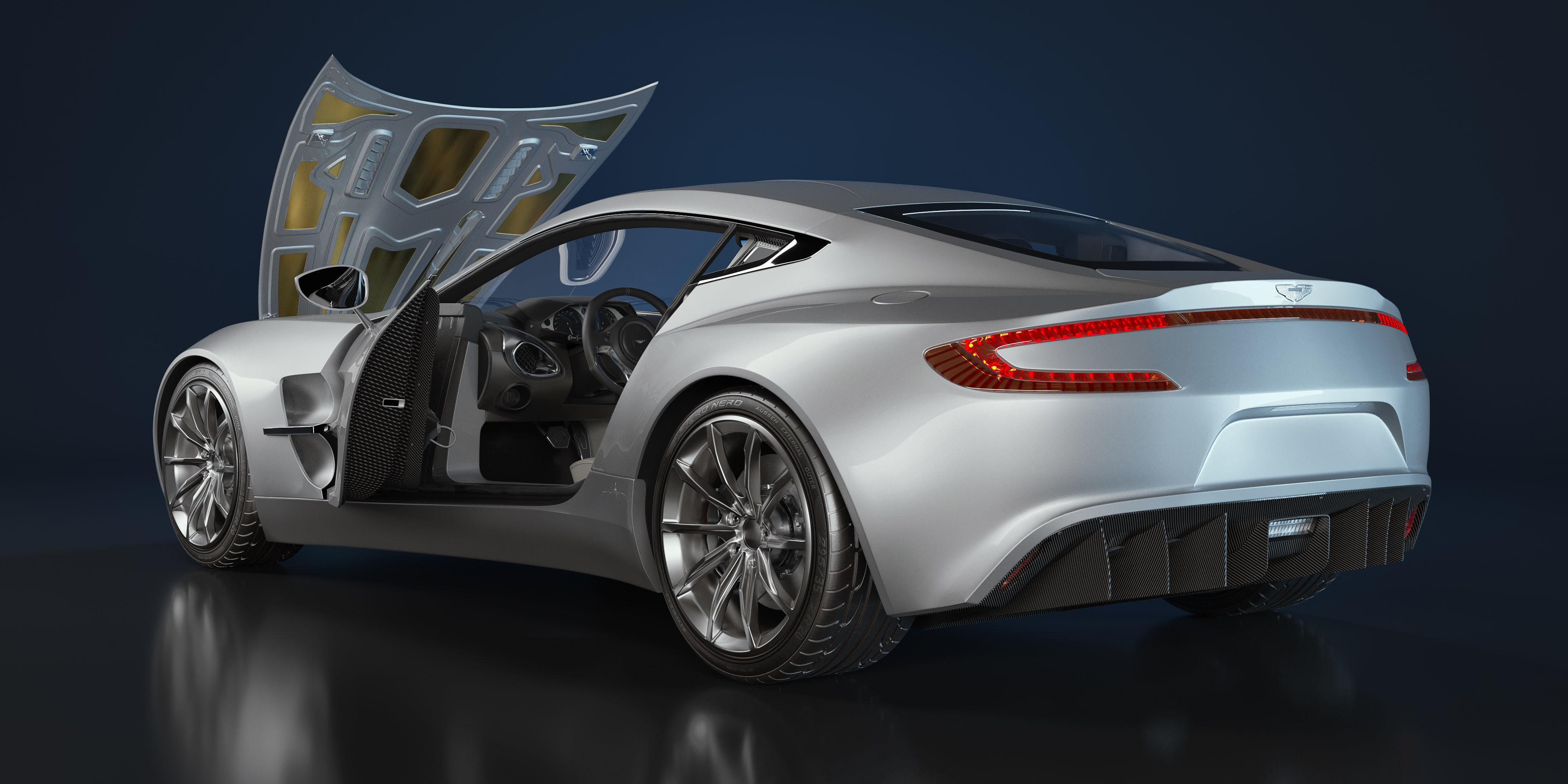 Aston Martin One-77 3D model_2