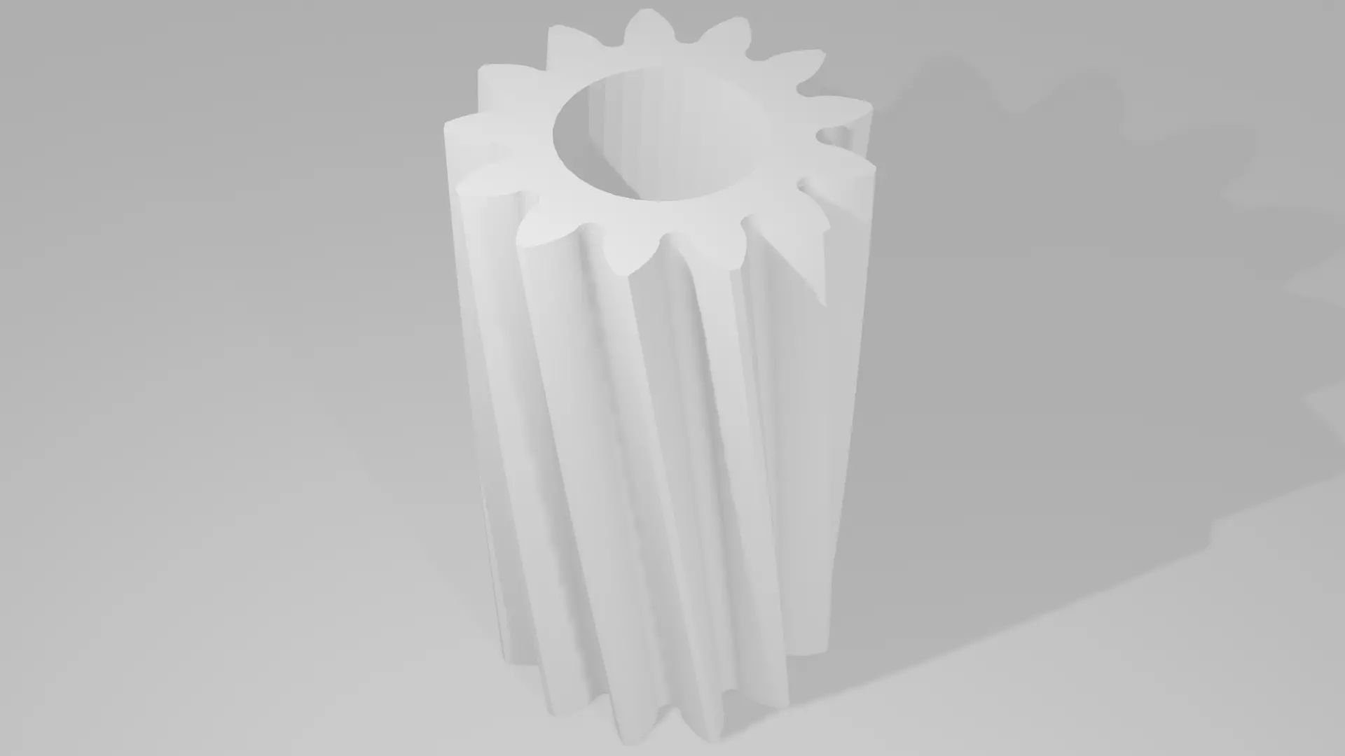 Helical Gear 3D print model_0