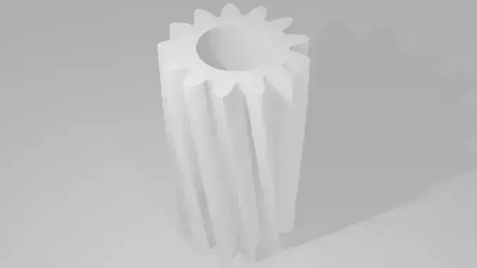 Helical Gear 3D print model