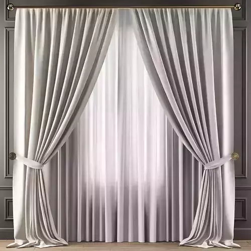 Curtains 3d model