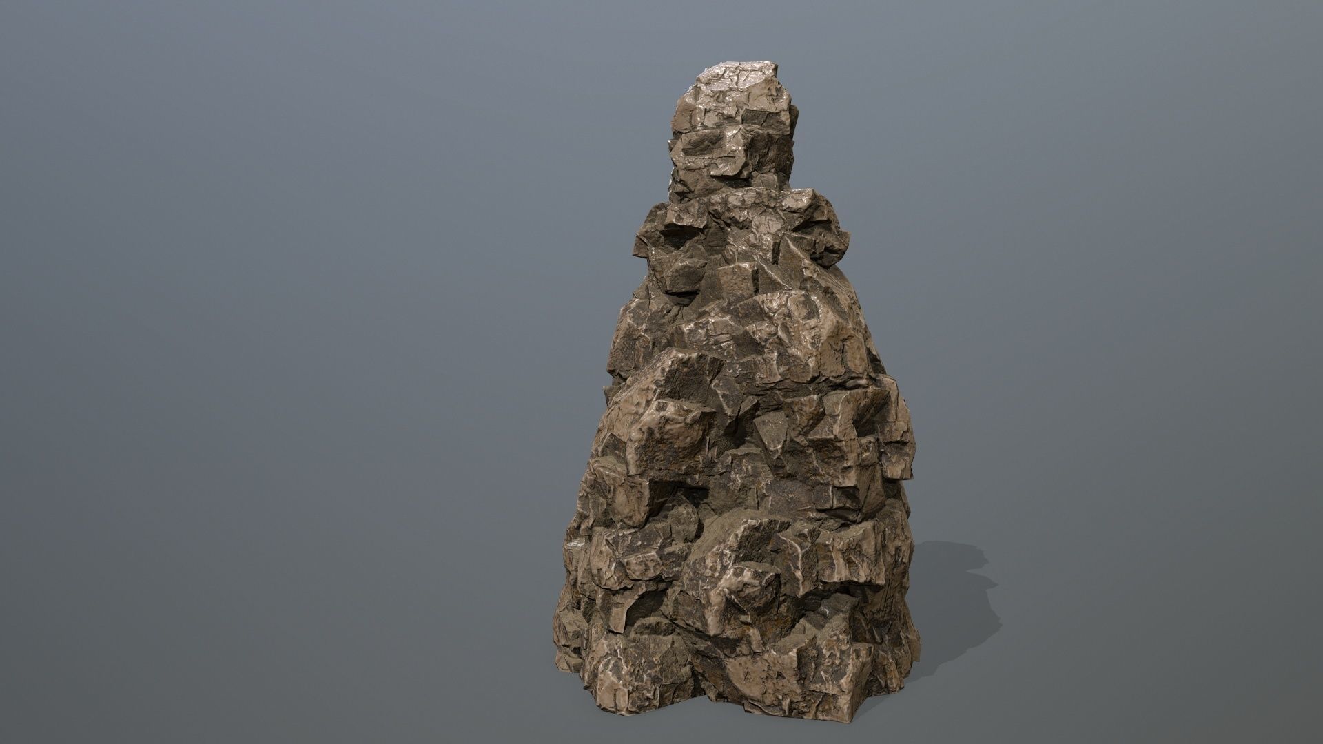 rocks rock Low-poly 3D model_6