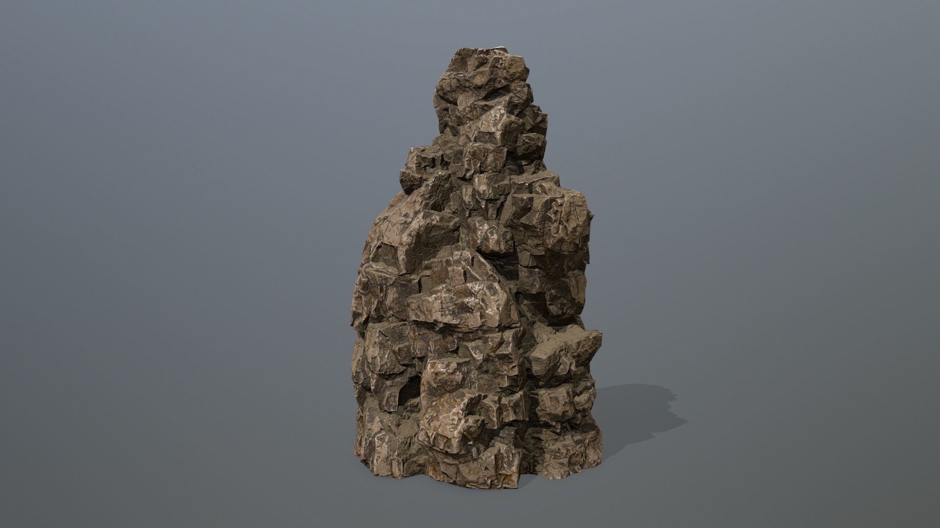 rocks rock Low-poly 3D model_8