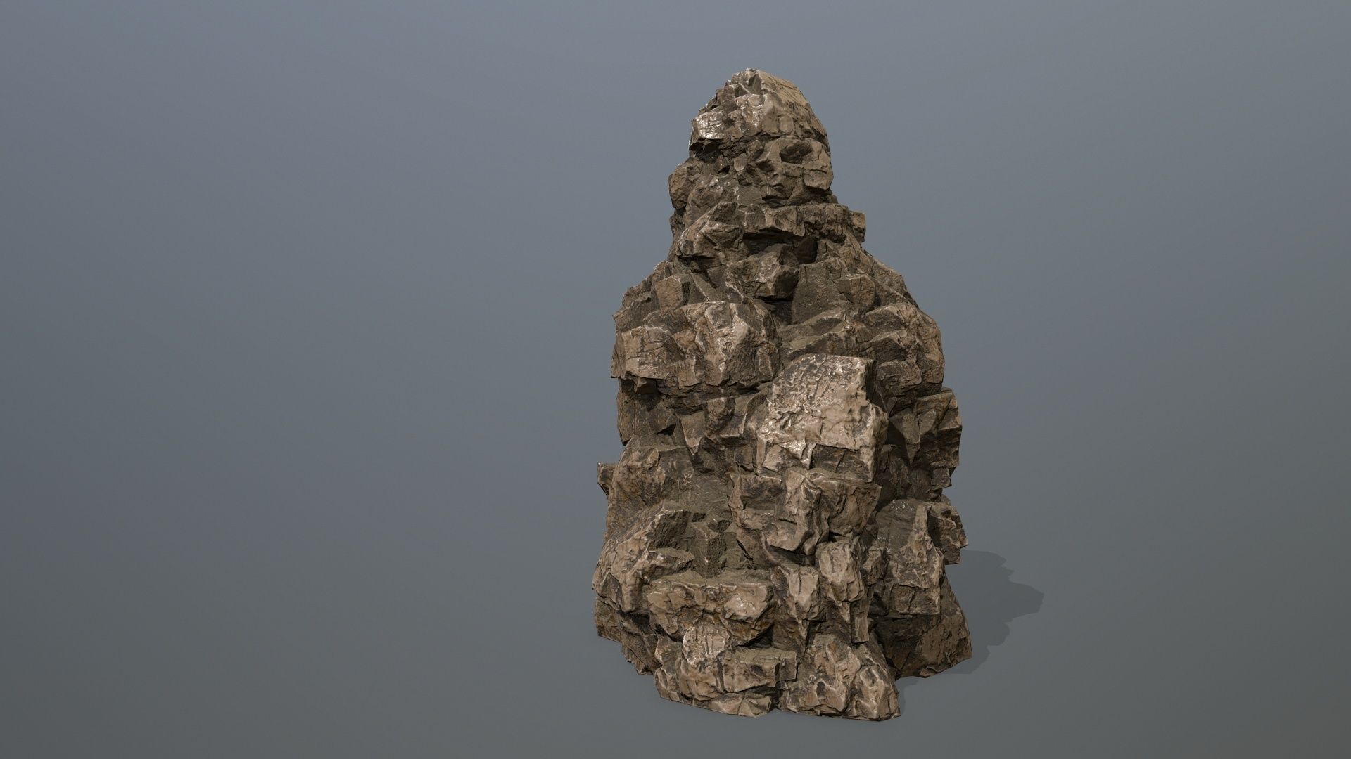 rocks rock Low-poly 3D model_5