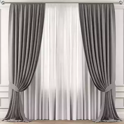 Curtains 3d model
