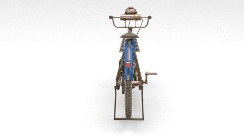 old motorcycle 3D model_3