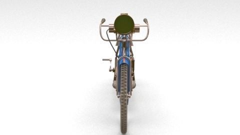 old motorcycle 3D model_6