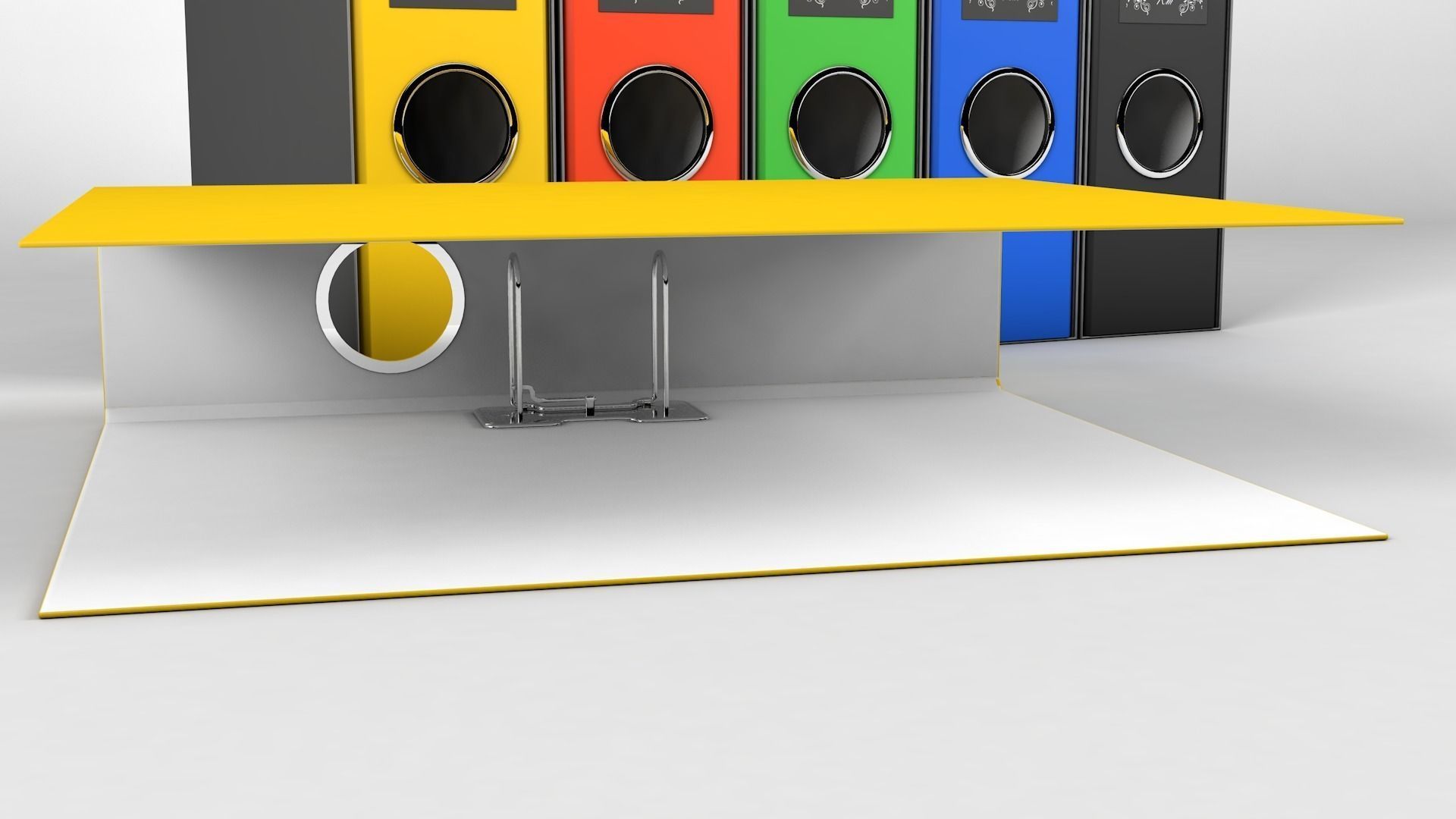 Ring Binder 3D model_3