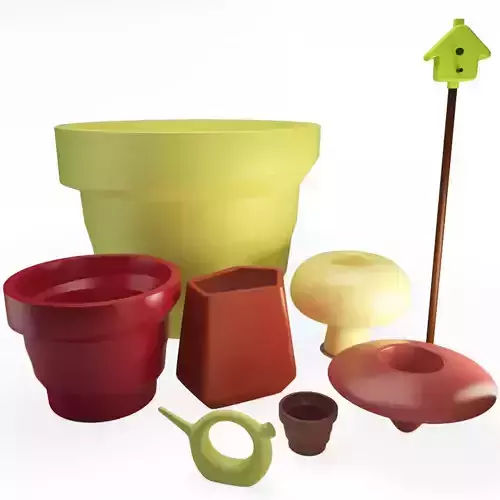 Plastic Outdoor Pots Accessories