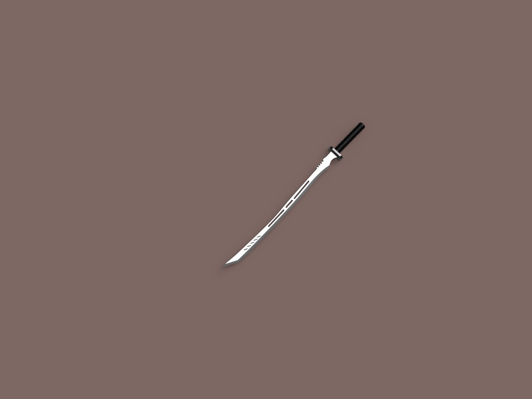 DEATHSTROKE SWORD 3D print model_5