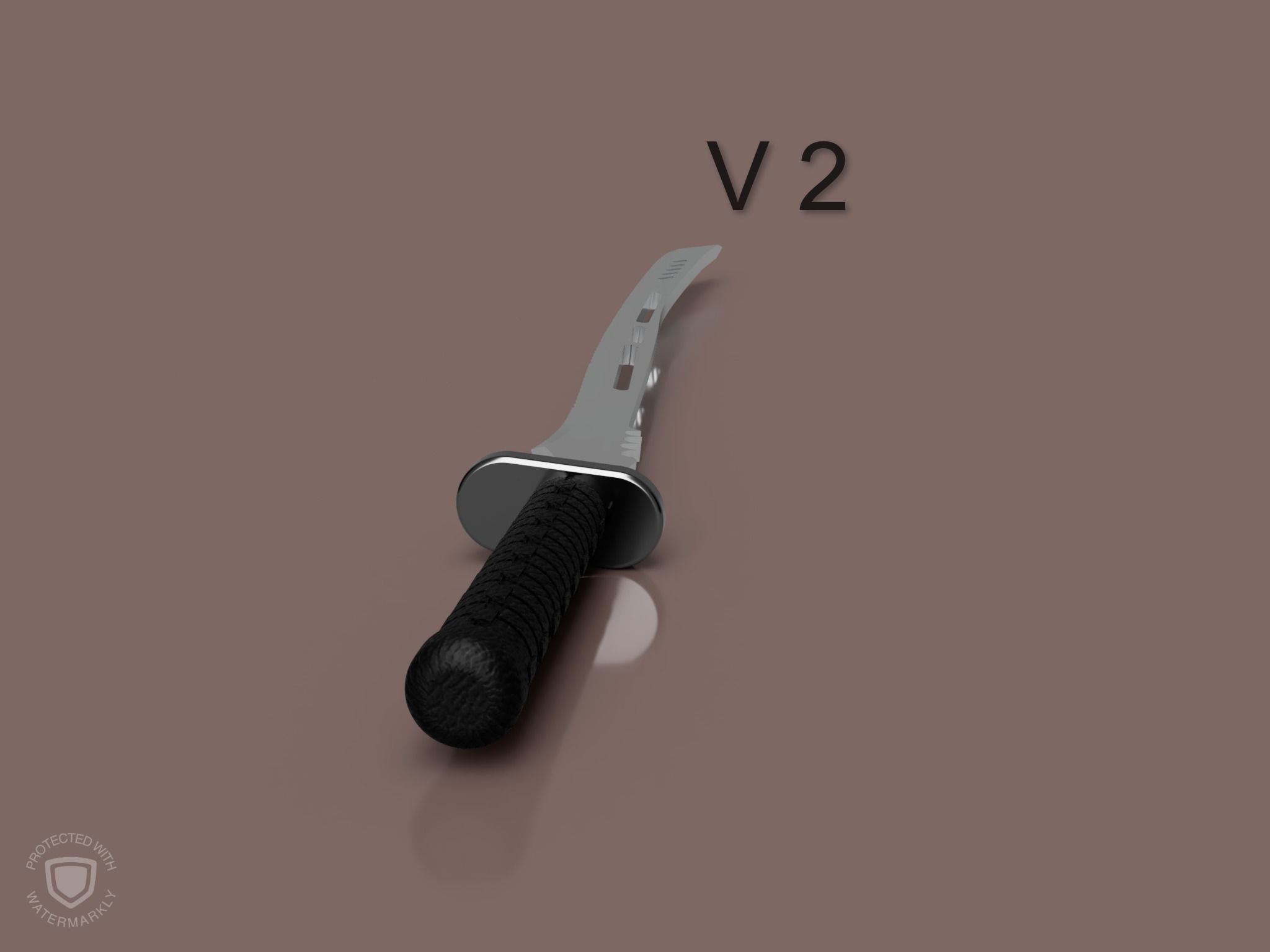 DEATHSTROKE SWORD 3D print model_31