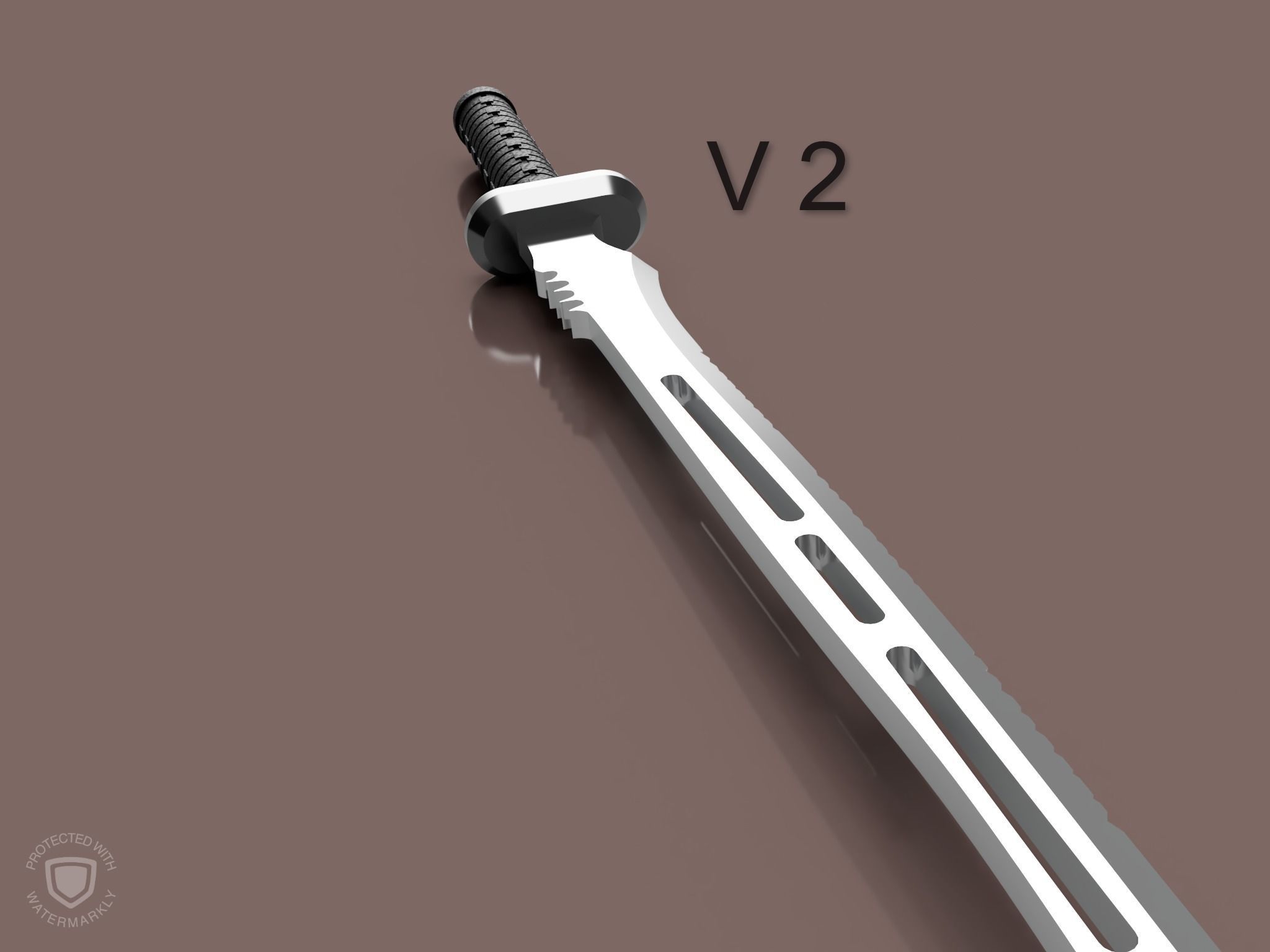 DEATHSTROKE SWORD 3D print model_24