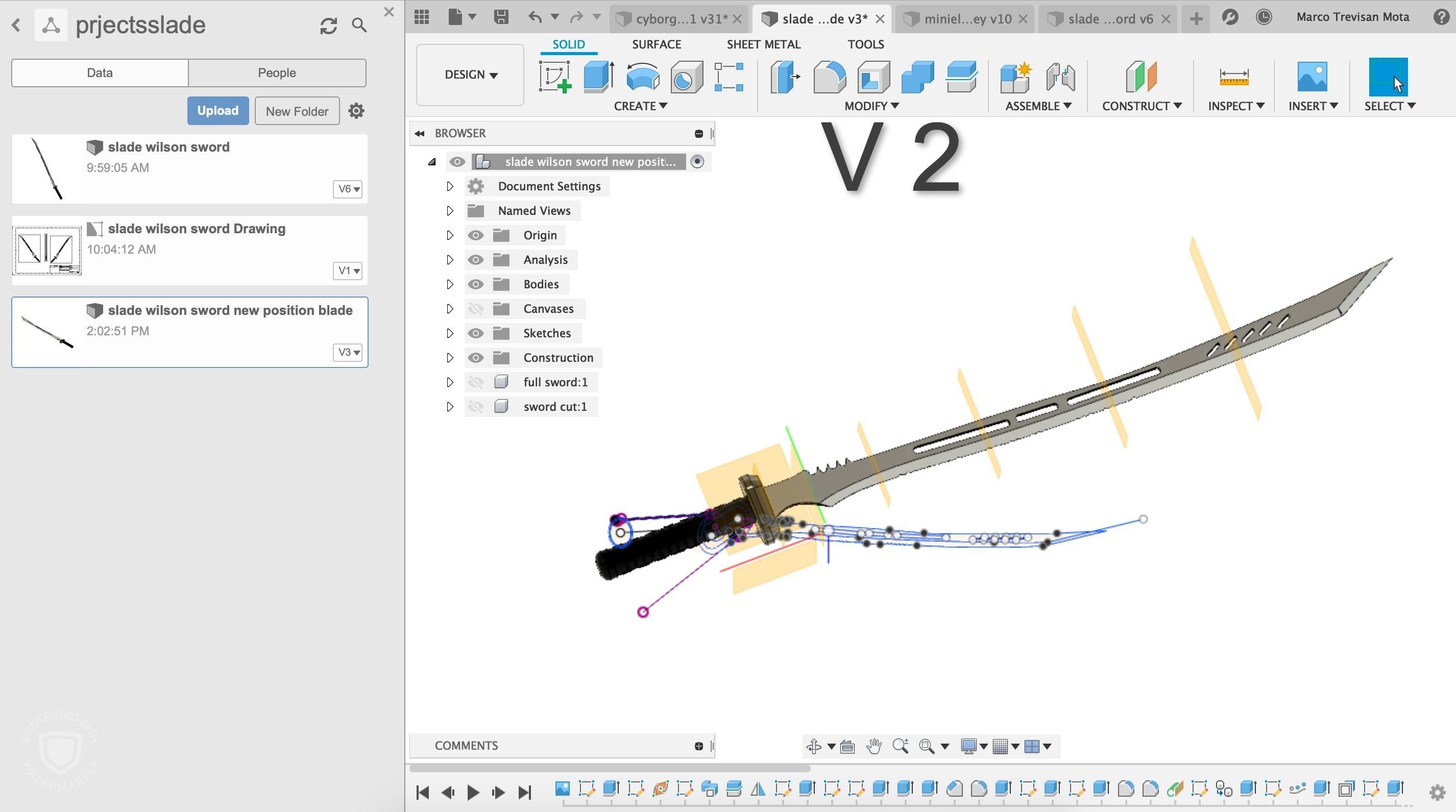 DEATHSTROKE SWORD 3D print model_30