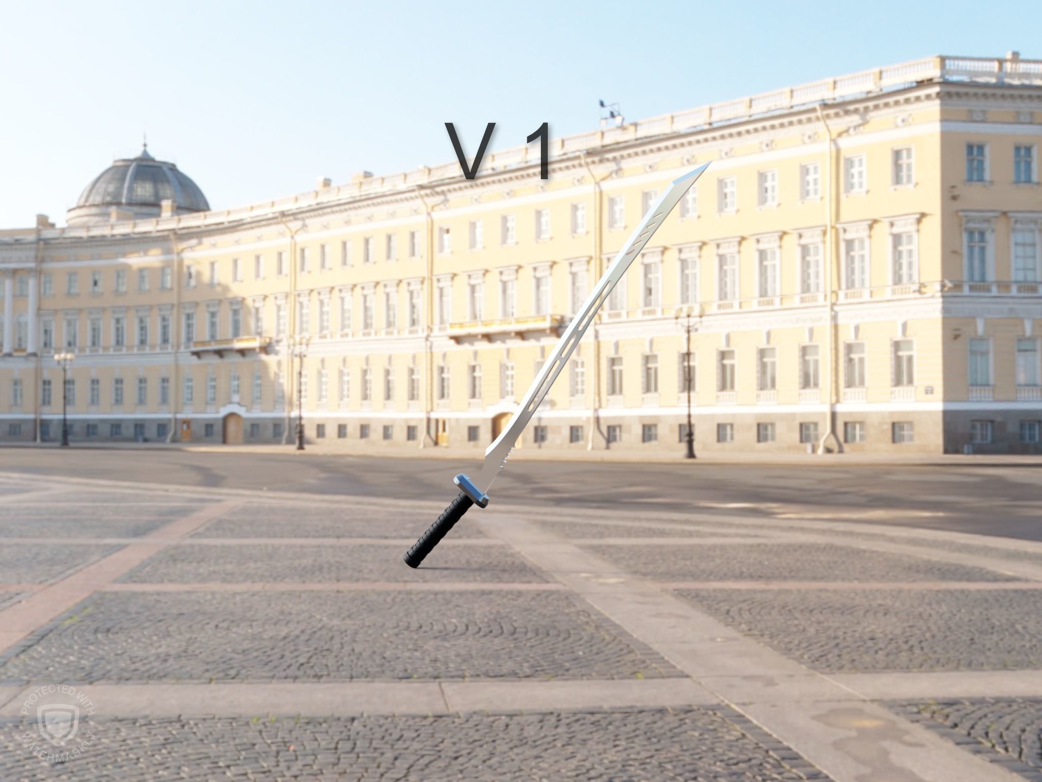 DEATHSTROKE SWORD 3D print model_36