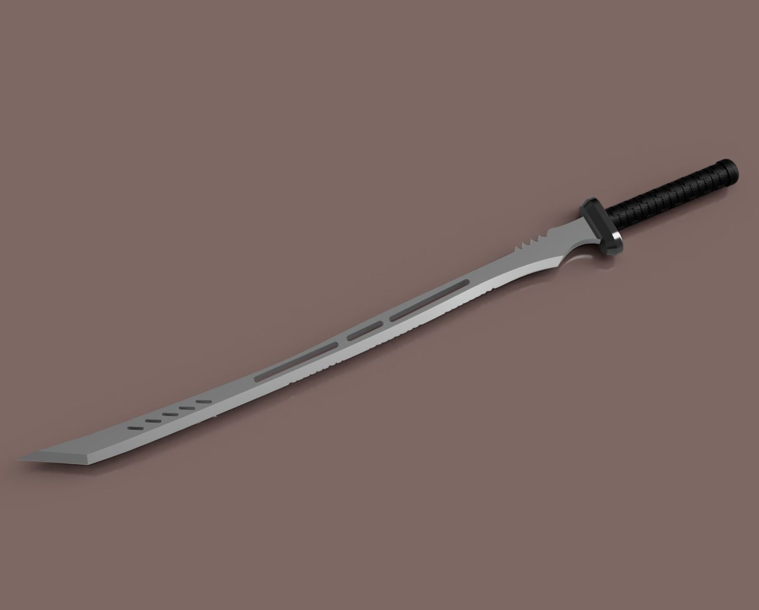 DEATHSTROKE SWORD 3D print model_9