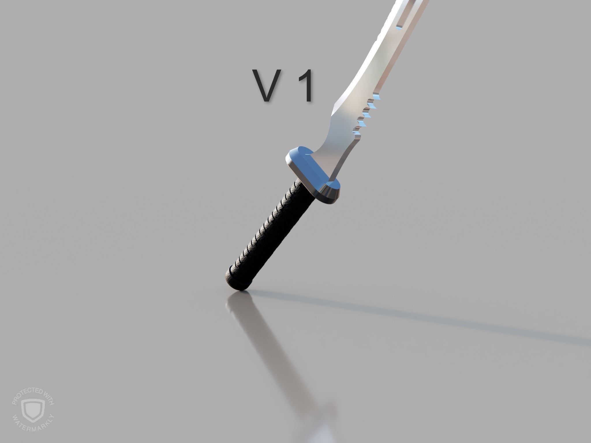 DEATHSTROKE SWORD 3D print model_42