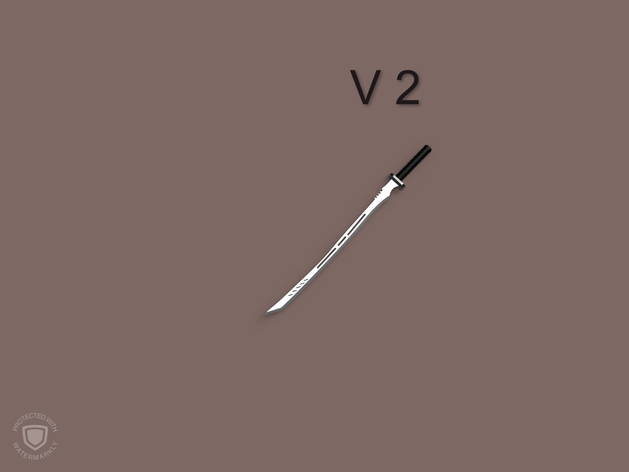 DEATHSTROKE SWORD 3D print model_28