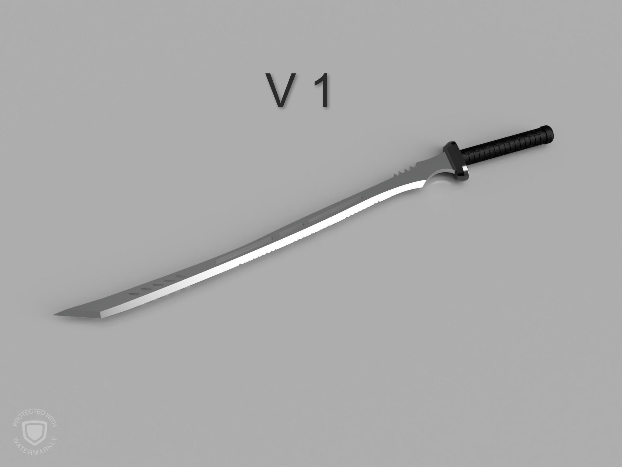 DEATHSTROKE SWORD 3D print model_33