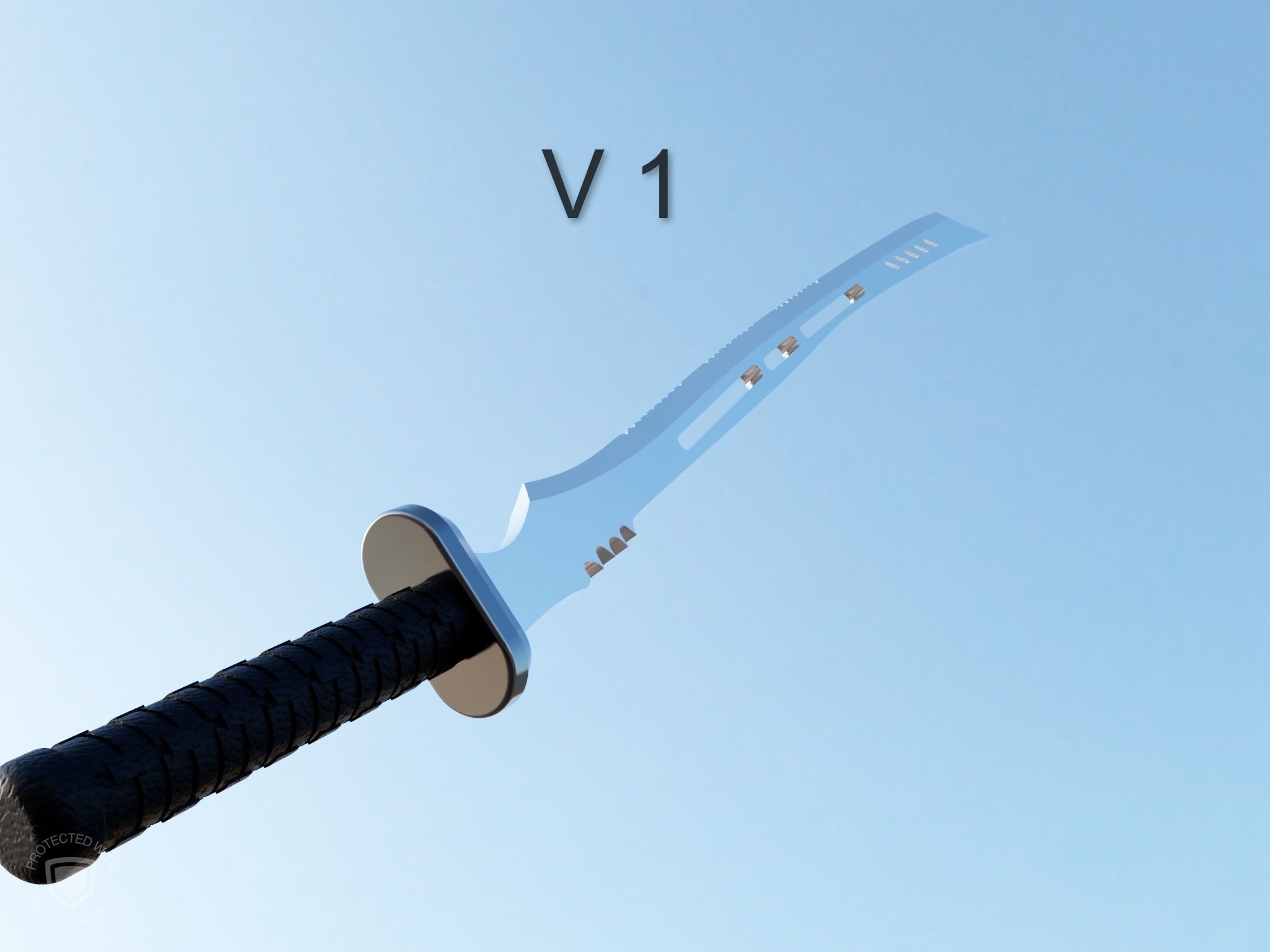 DEATHSTROKE SWORD 3D print model_37