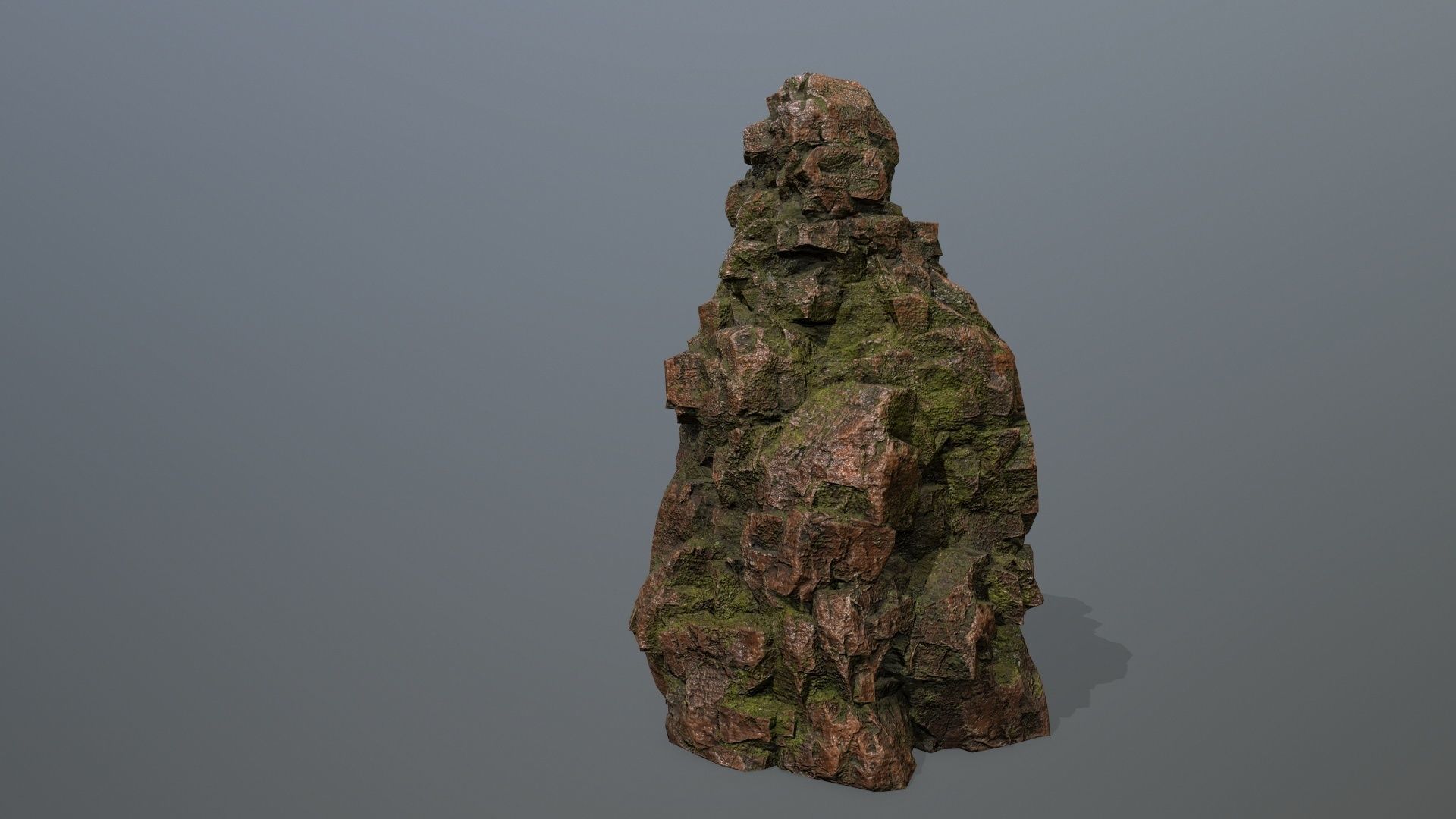 rocks rock Low-poly 3D model_5