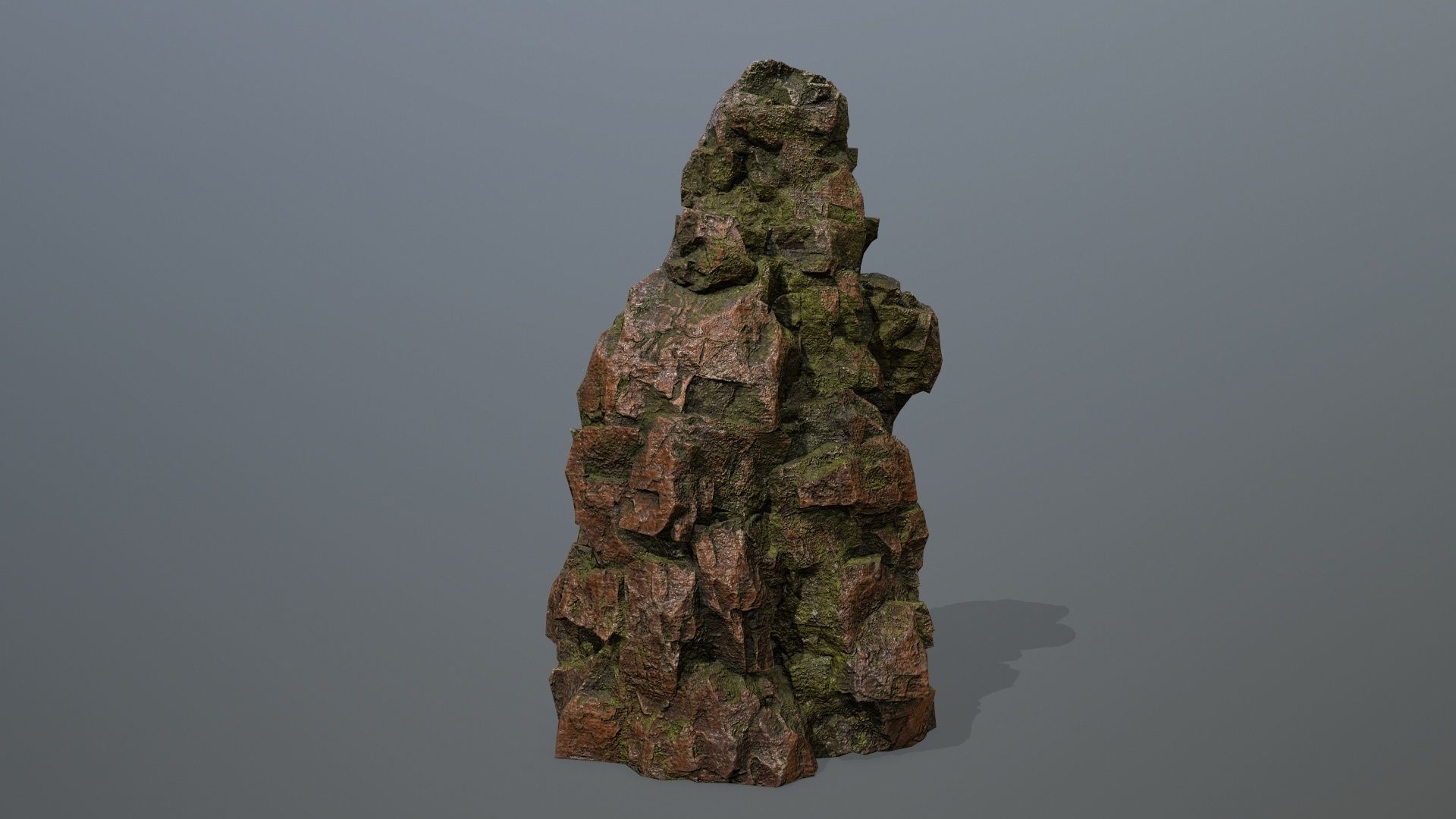 rocks rock Low-poly 3D model_7