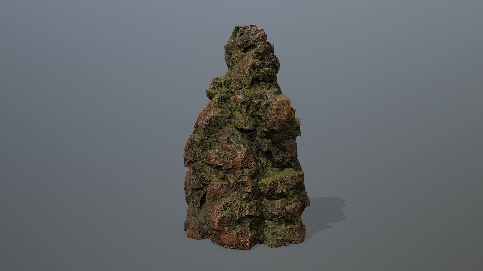 rocks rock Low-poly 3D model_2