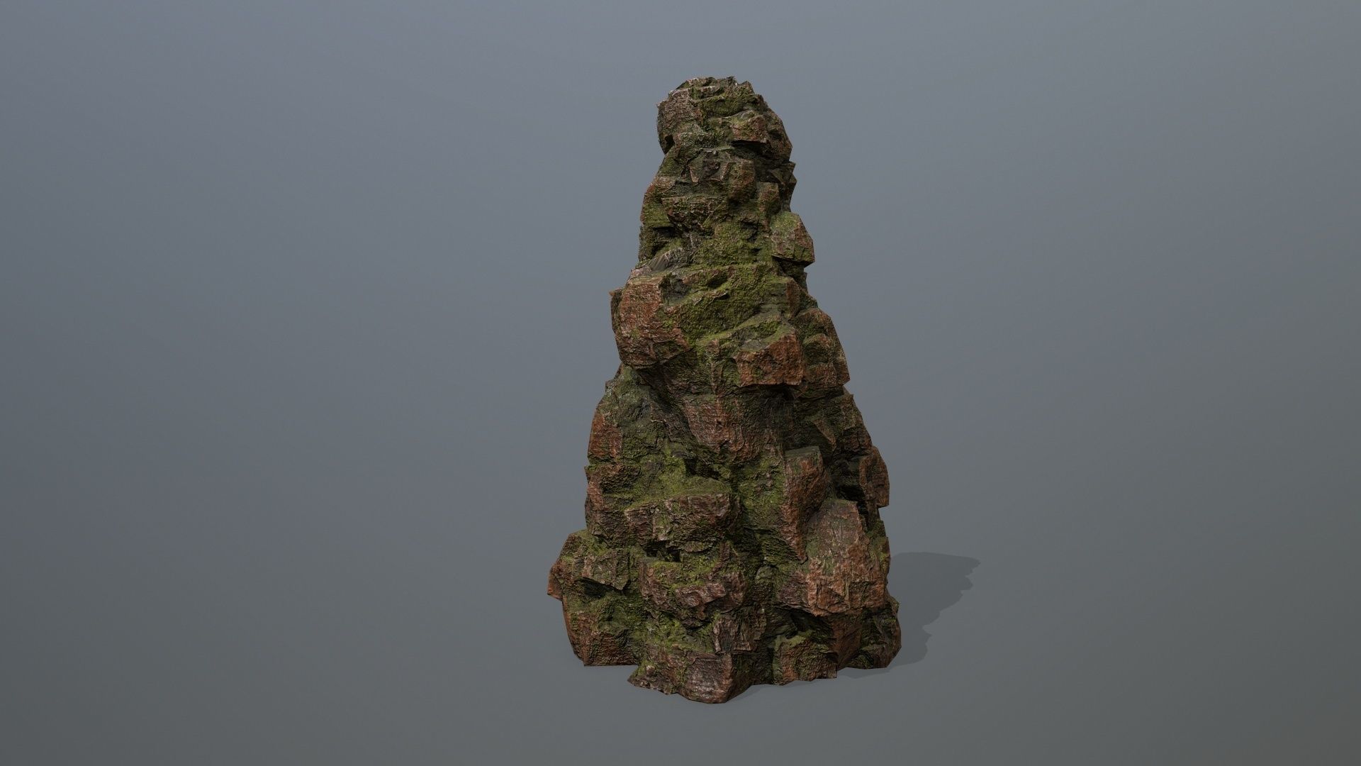 rocks rock Low-poly 3D model_3