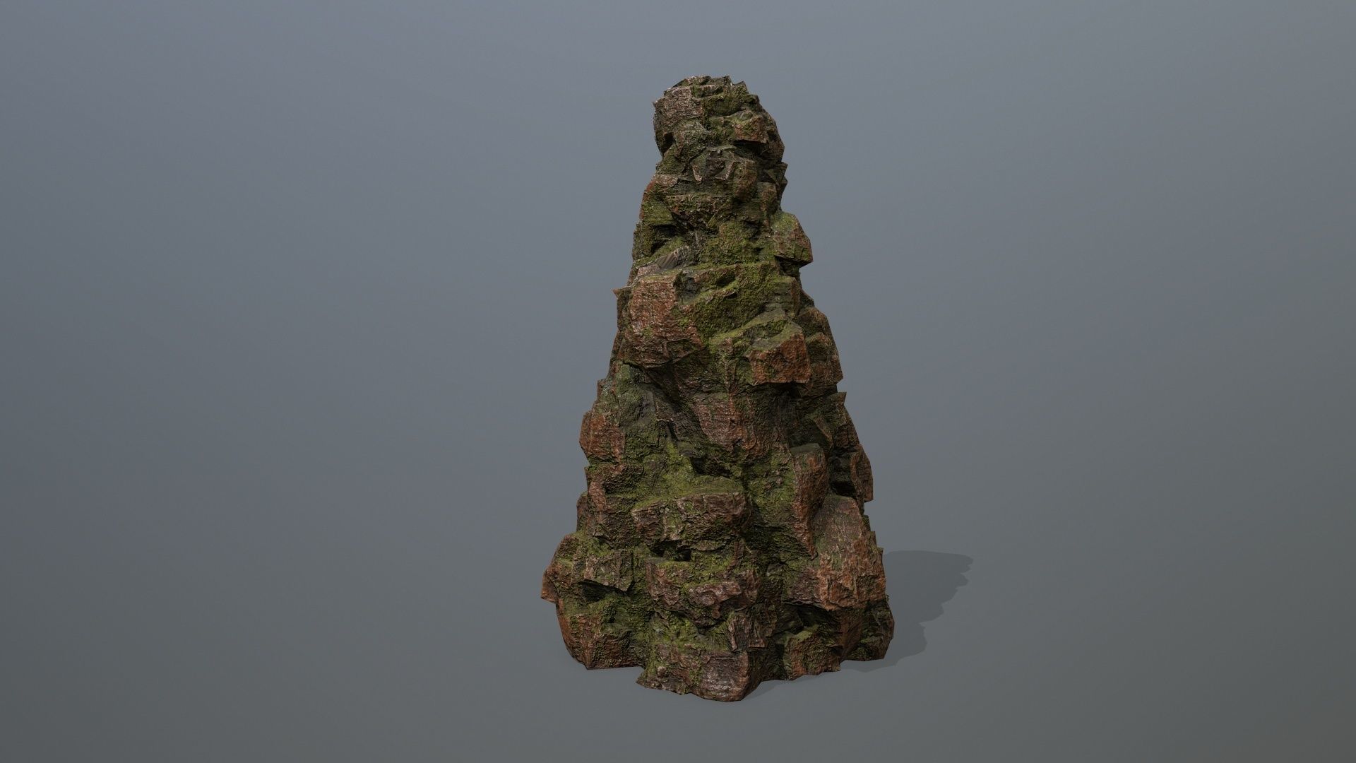 rocks rock Low-poly 3D model_9