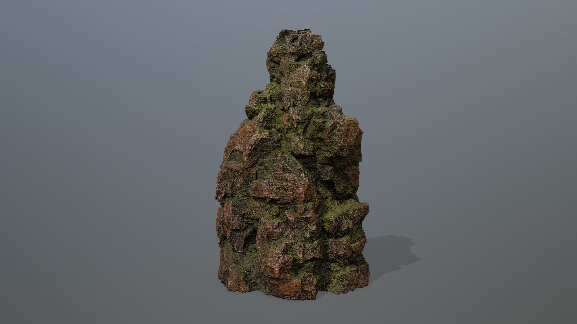 rocks rock Low-poly 3D model_8