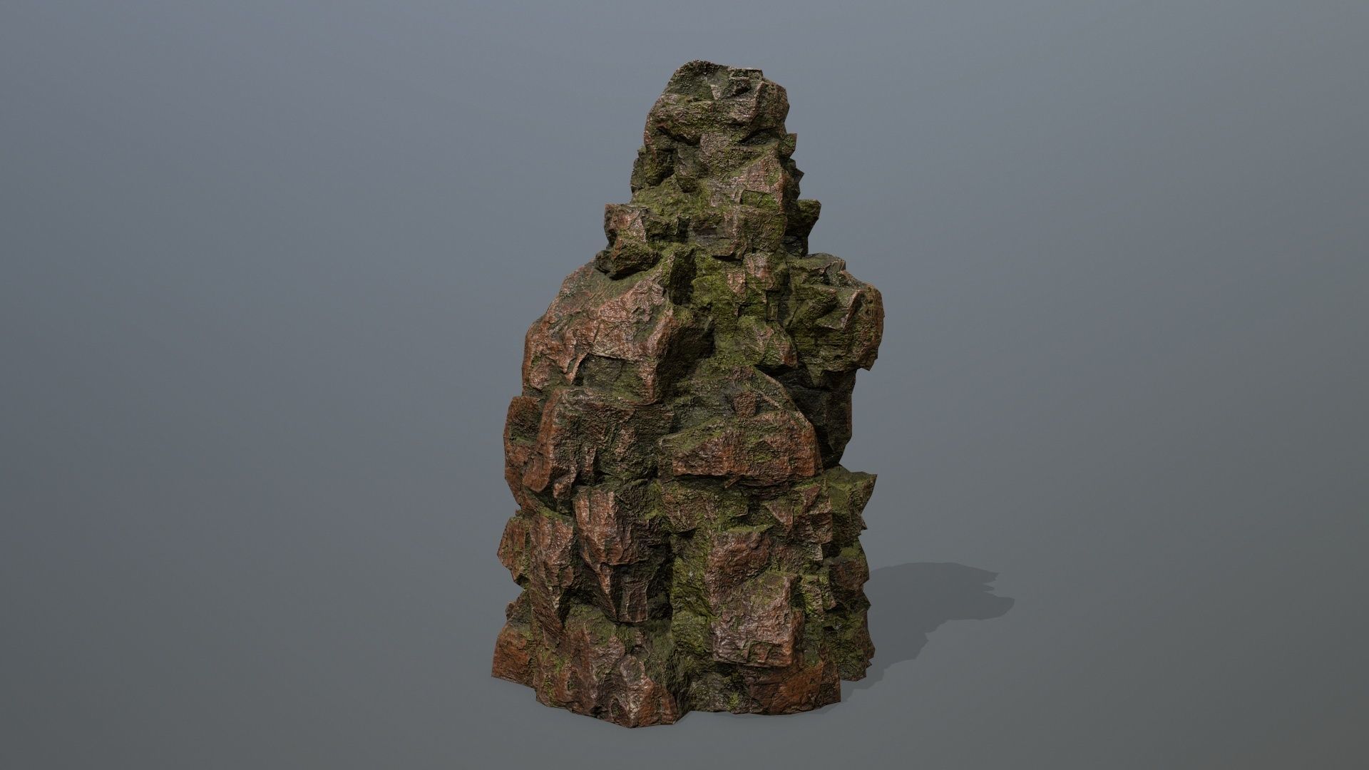 rocks rock Low-poly 3D model_1
