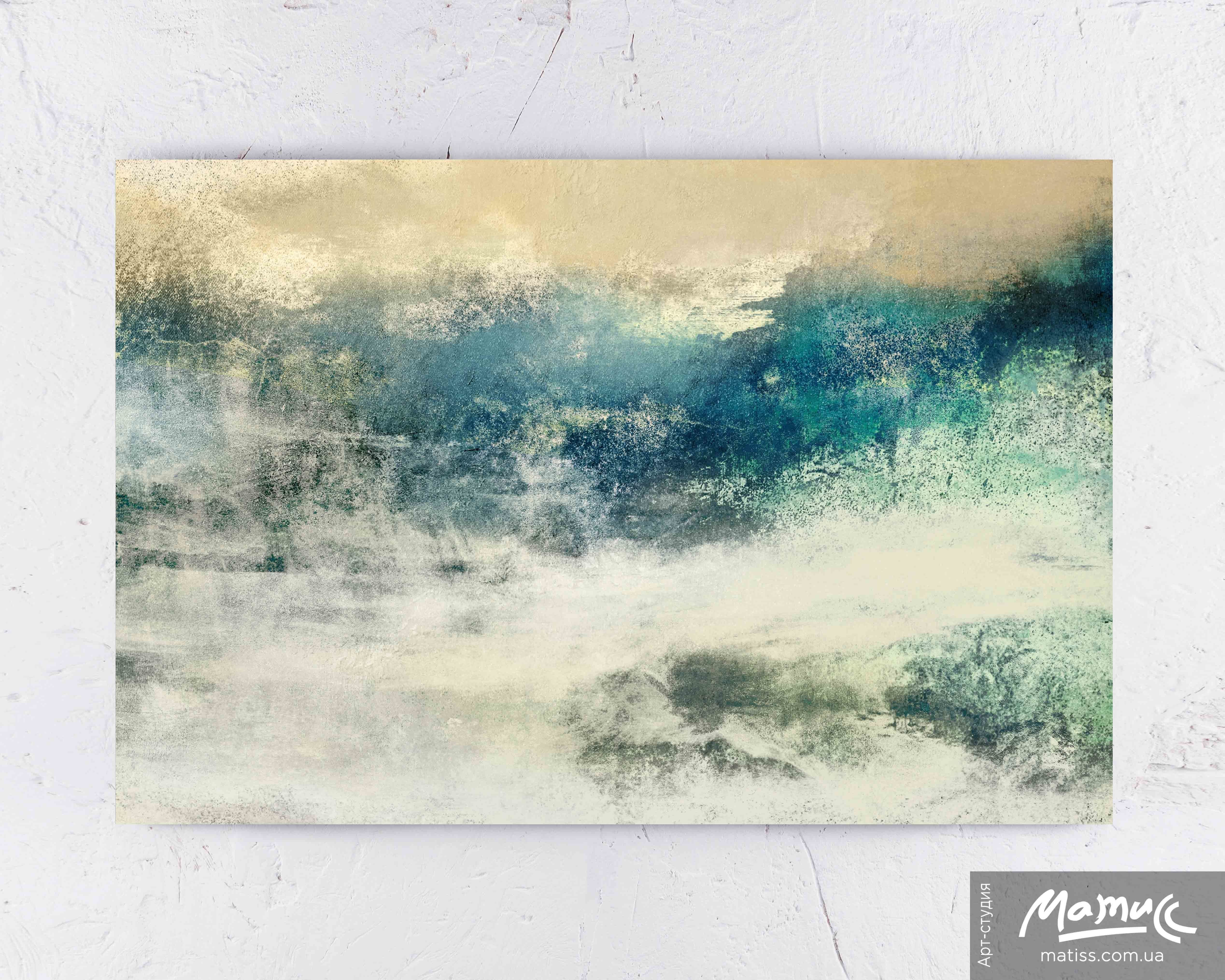 frames 3d model set of six abstract paintings Low-poly 3D model_6