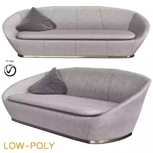 New life sofa - bois de roses 3d model