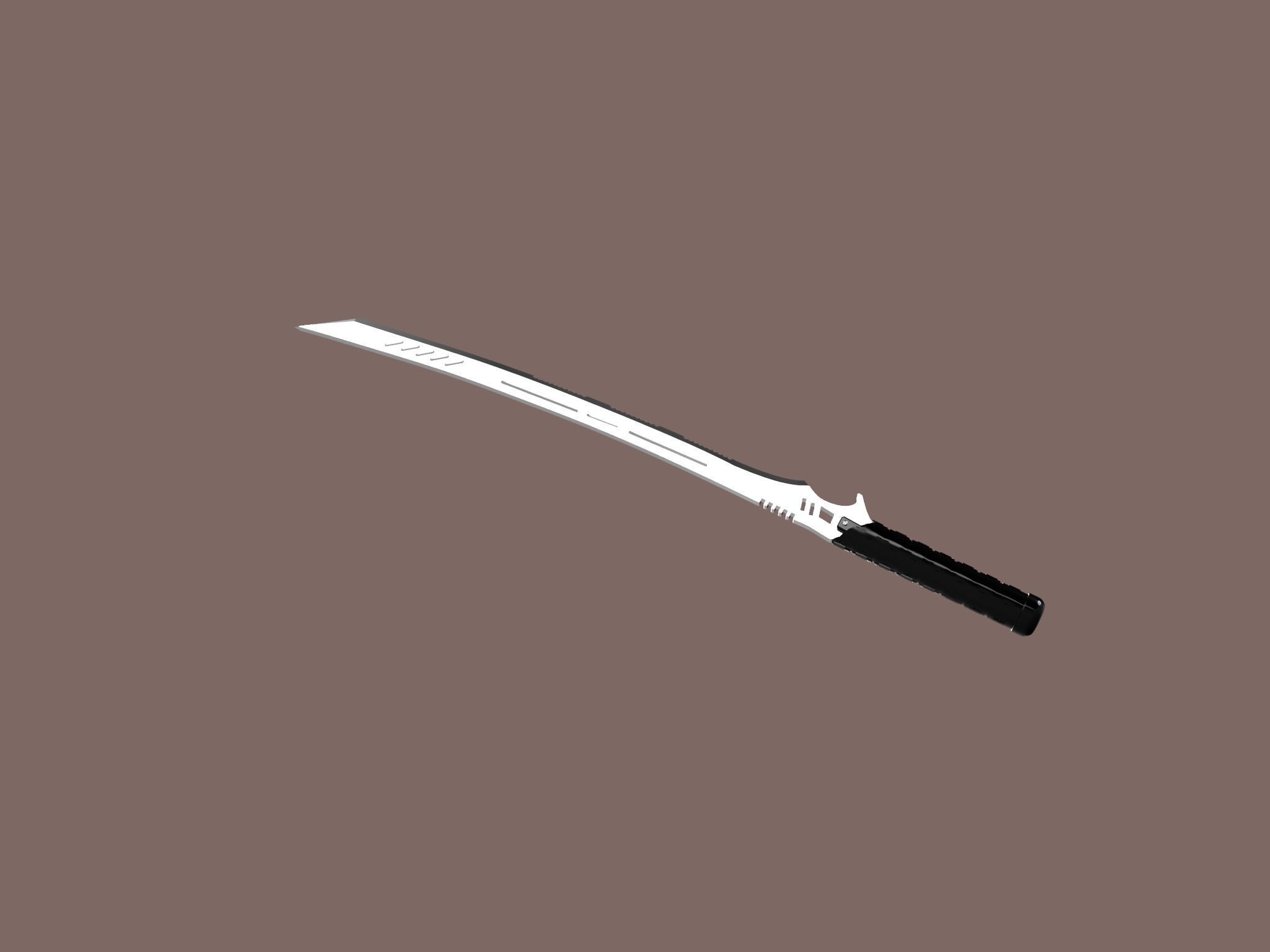 Deathstroke sword - titans season 2 - 3D print model_9