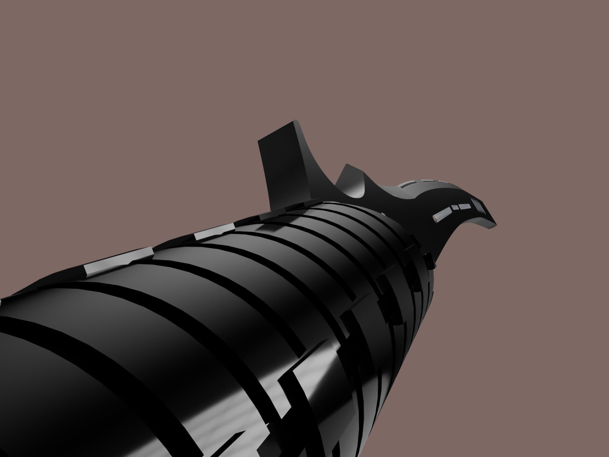 Deathstroke sword - titans season 2 - 3D print model_12