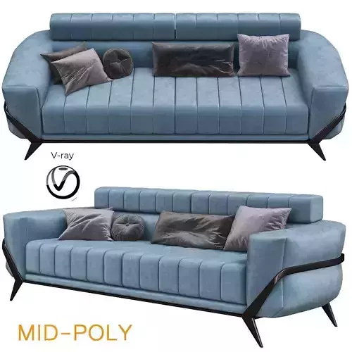Collection - VISIVO sofa 3d model