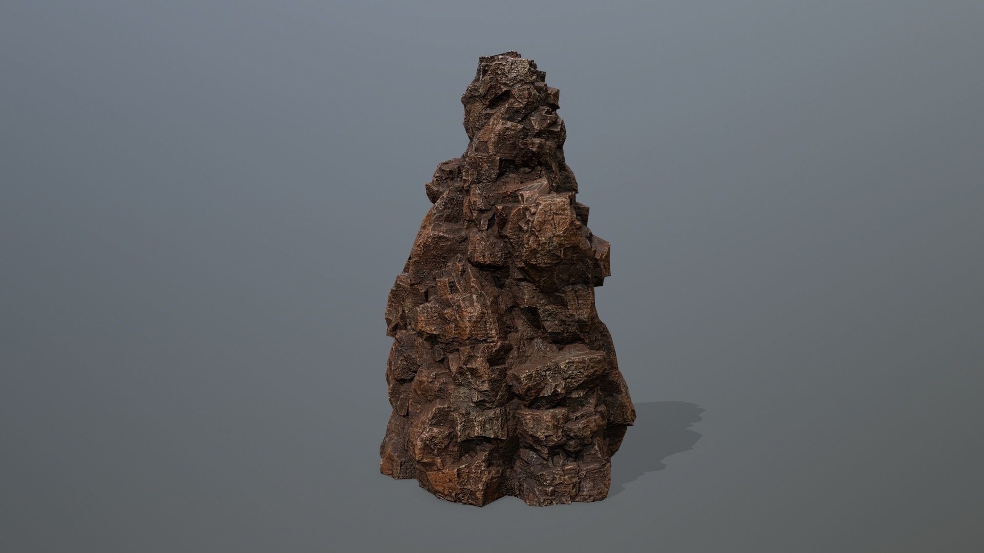 rocks rock Low-poly 3D model_9