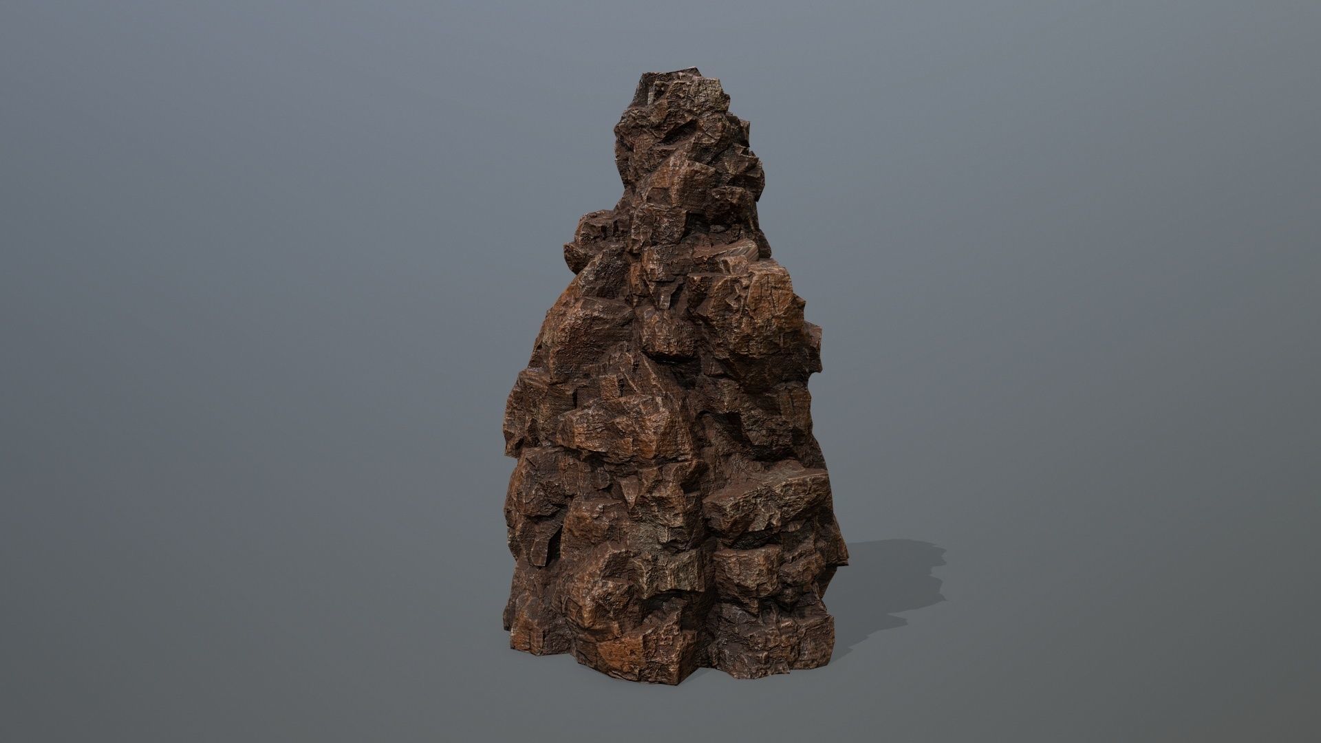 rocks rock Low-poly 3D model_2