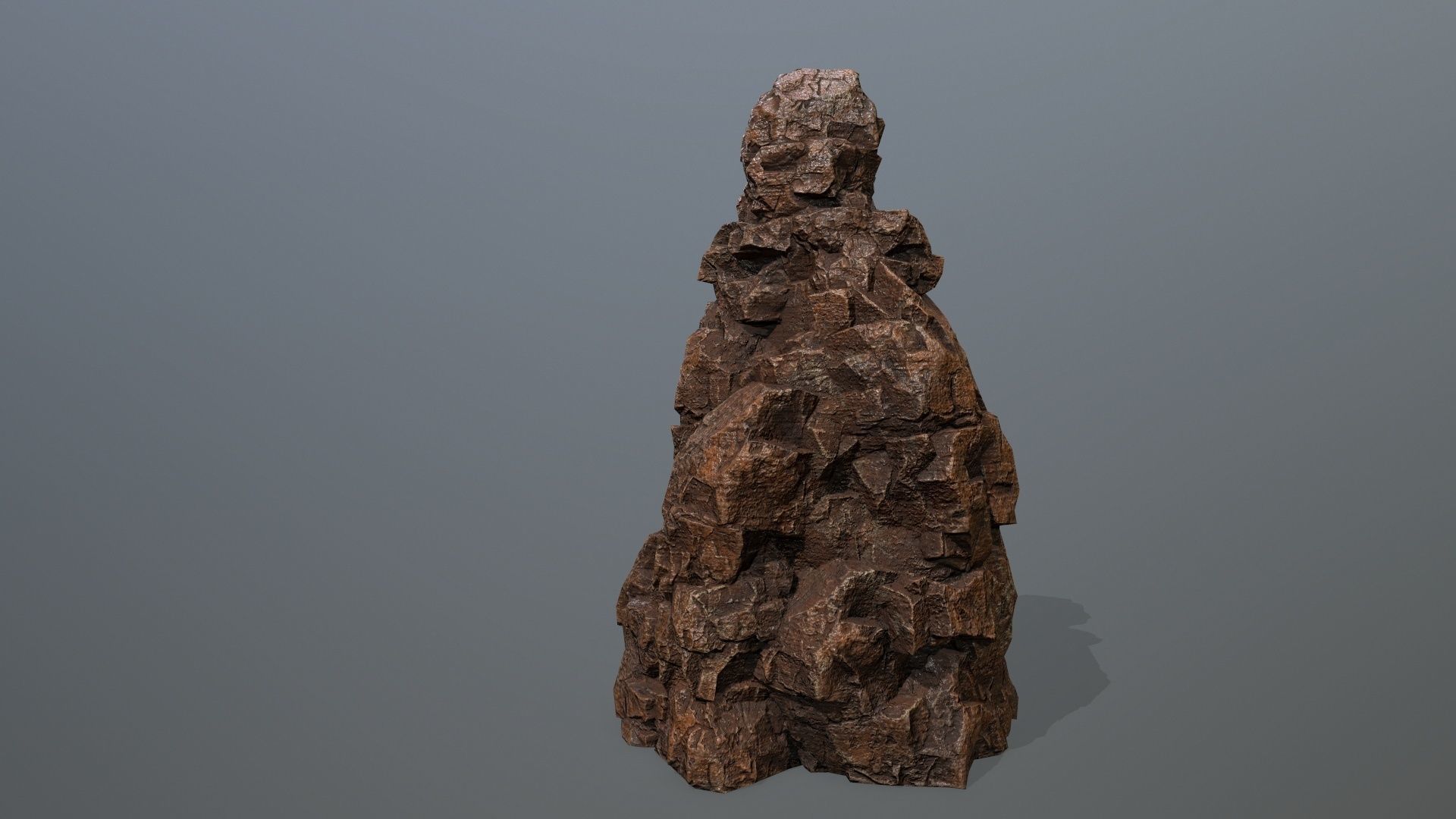 rocks rock Low-poly 3D model_6