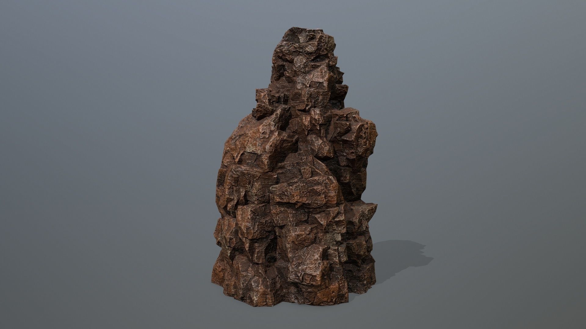 rocks rock Low-poly 3D model_8