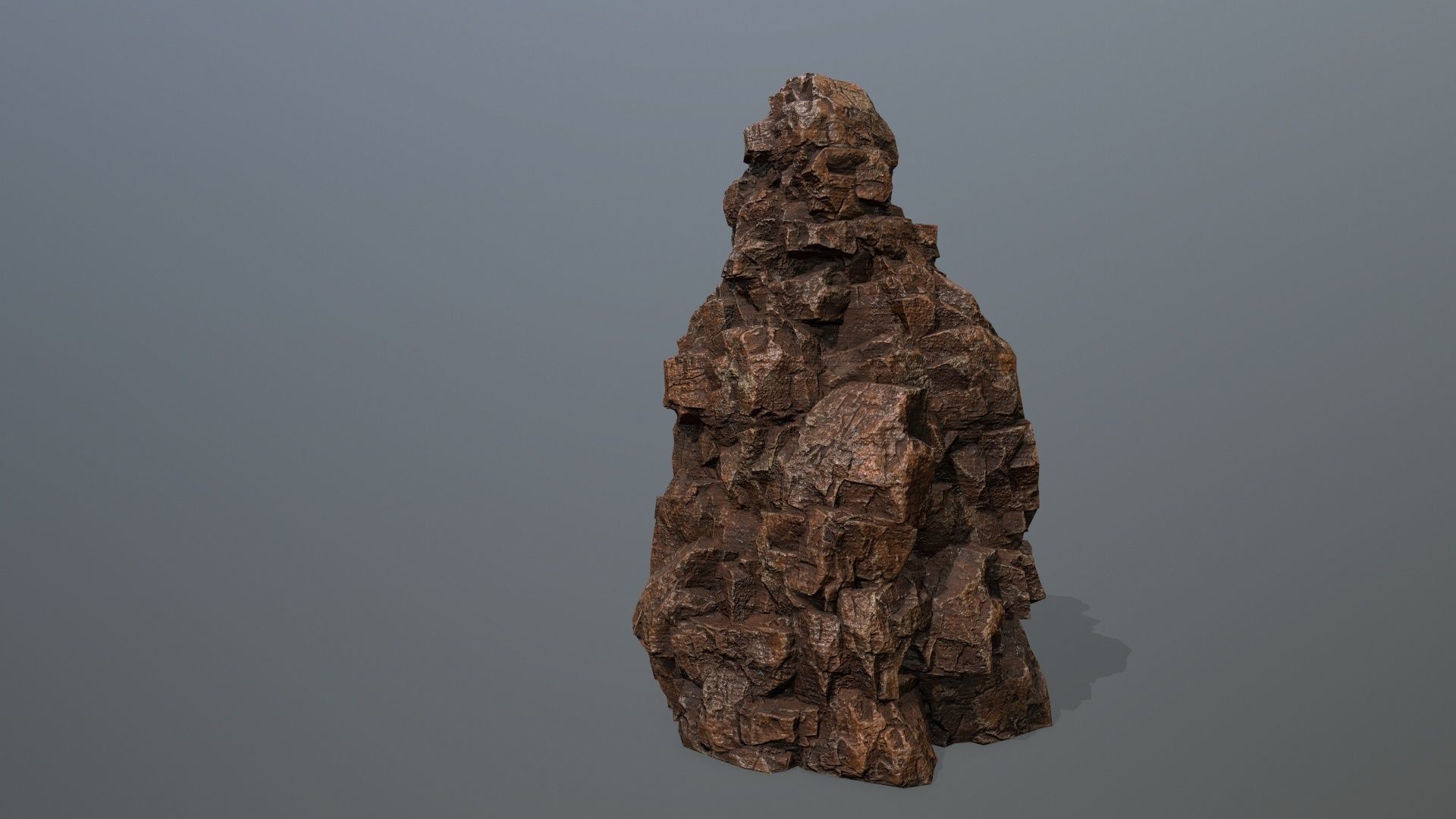 rocks rock Low-poly 3D model_5