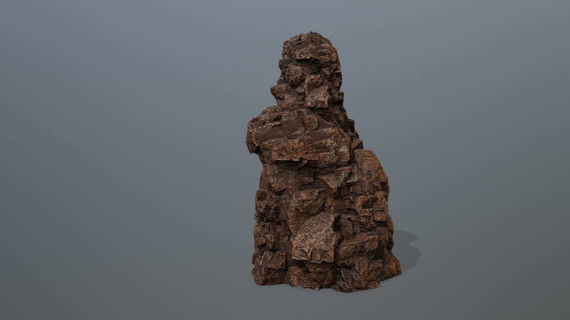 rocks rock Low-poly 3D model_4