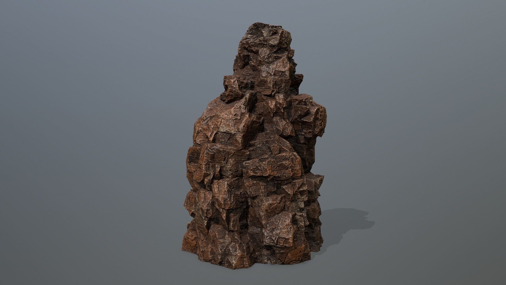 rocks rock Low-poly 3D model_1