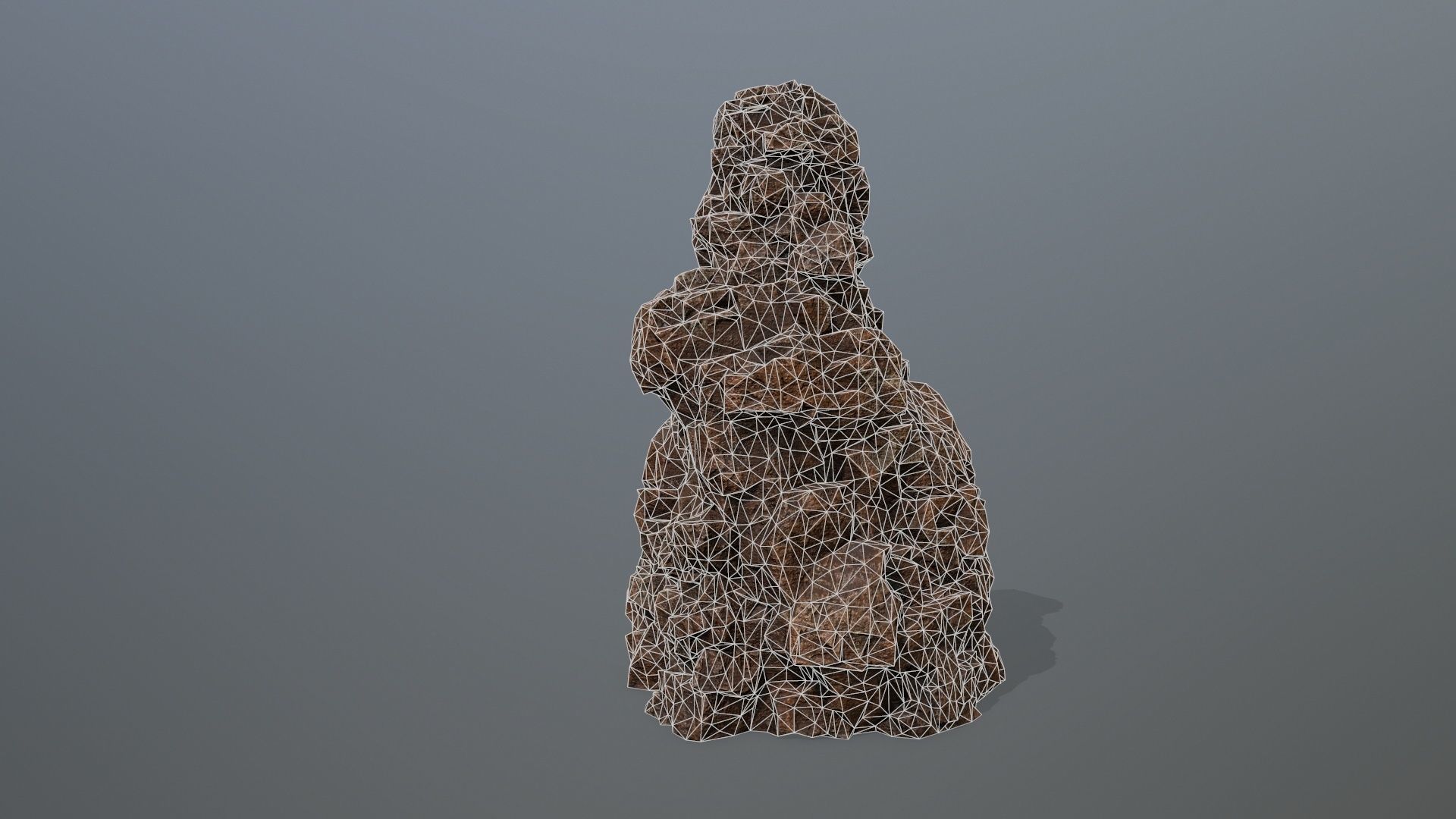 rocks rock Low-poly 3D model_10
