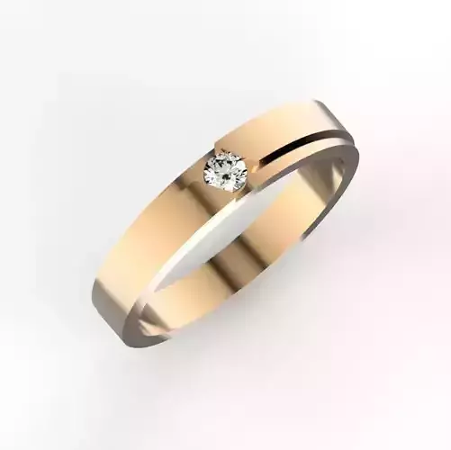 Ring with diamond 3 mm 